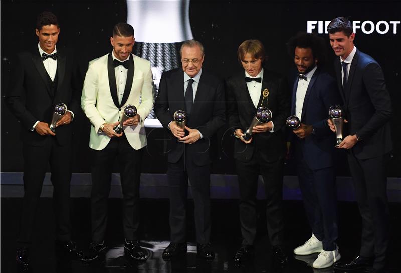 BRITAIN SOCCER THE BEST FIFA FOOTBALL AWARDS