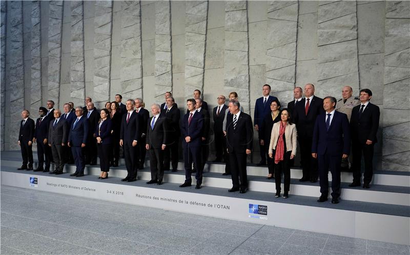 BELGIUM NATO DEFENSE MINISTERS COUNCIL