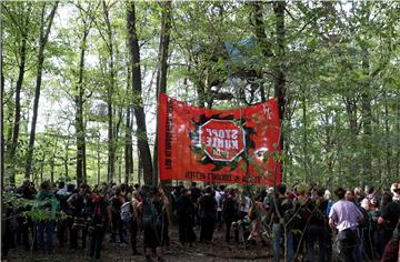 (FILE) GERMANY PROTEST HAMBACHER FORST