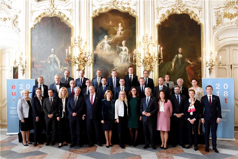 AUSTRIA EU TRADE MINISTERS