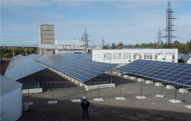 UKRAINE CHERNOBYL ENERGY SOLAR POWER