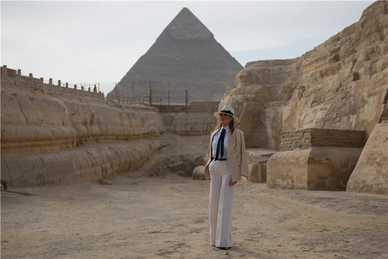 EGYPT USA PEOPLE MELANIA TRUMP DIPLOMACY