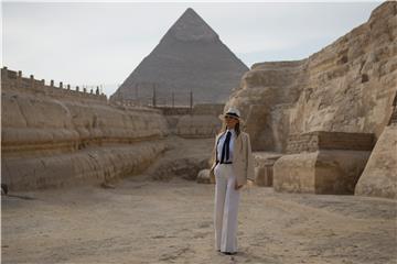 EGYPT USA PEOPLE MELANIA TRUMP DIPLOMACY