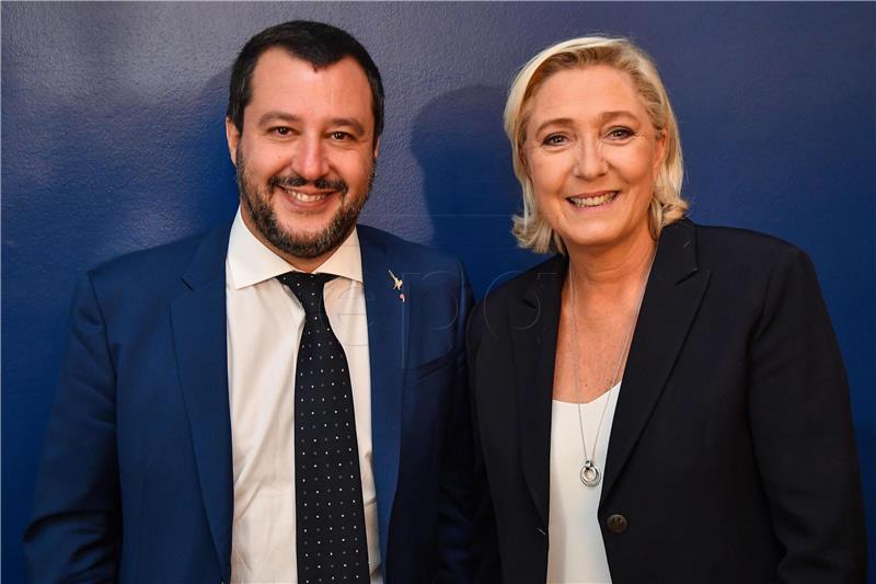 ITALY FRANCE LE PEN DIPLOMACY