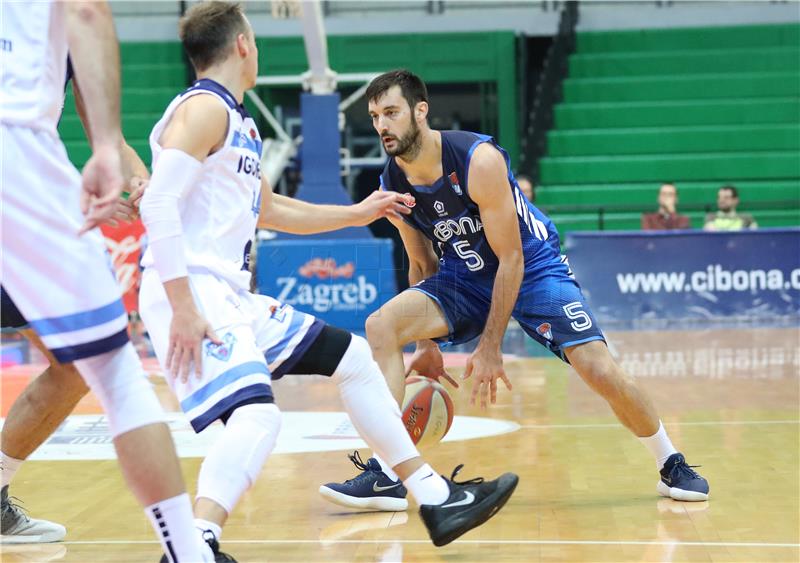 Utakmica 2. kola košarkaške ABA lige KK Cibona - KK Igokea