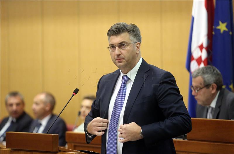 Plenković podnosi Saboru godišnje izvješće