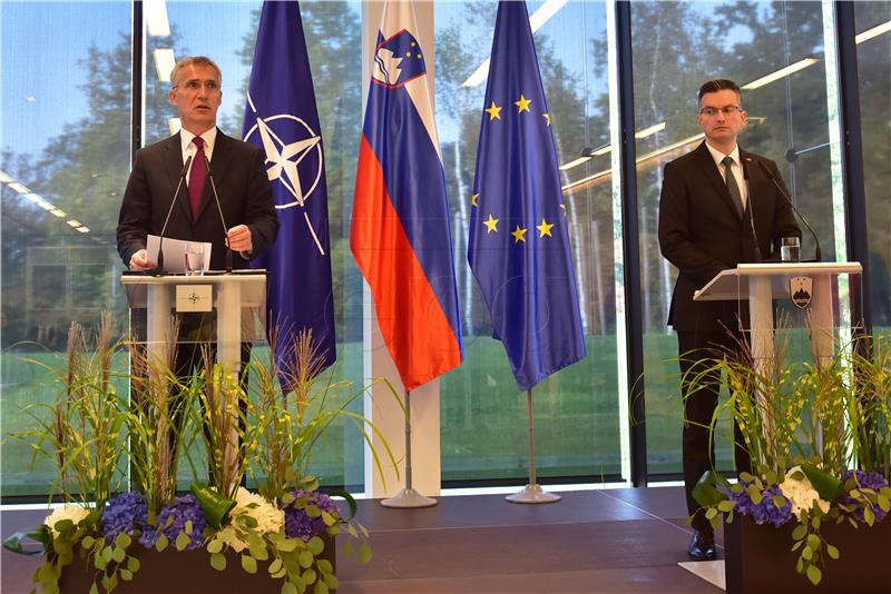 SLOVENIA NATO GENERAL SECRETARY VISIT