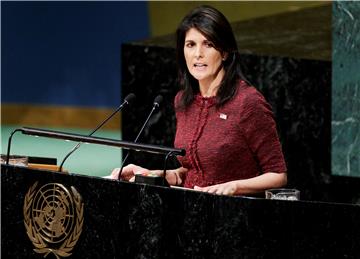 (FILE) USA UN AMBASSADOR NIKKI HALEY RESIGNATION