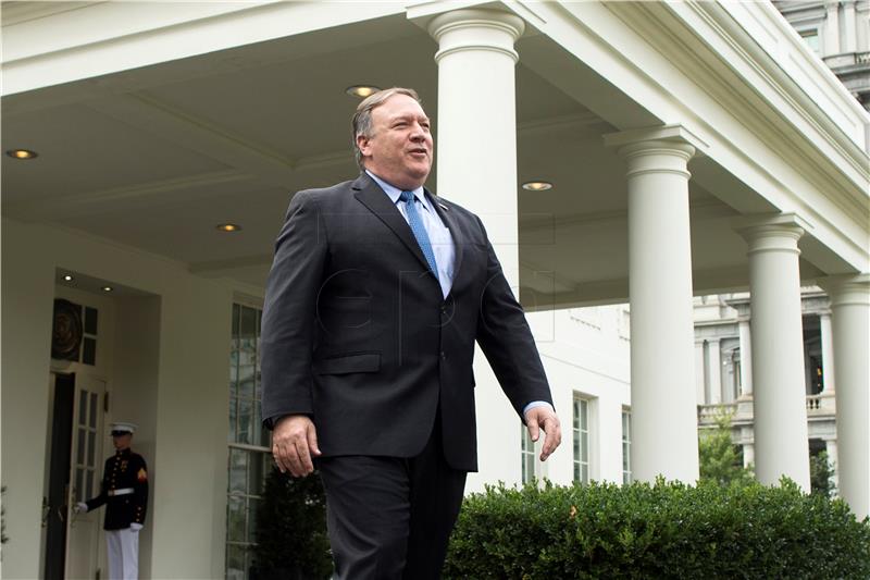 USA DIPLOMACY WHITE HOUSE POMPEO