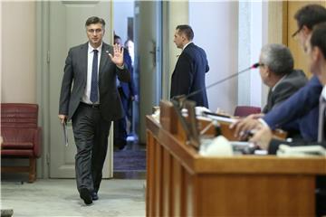 Plenković podnosi redovno godišnje izvješće o radu Vlade u Hrvatskom saboru