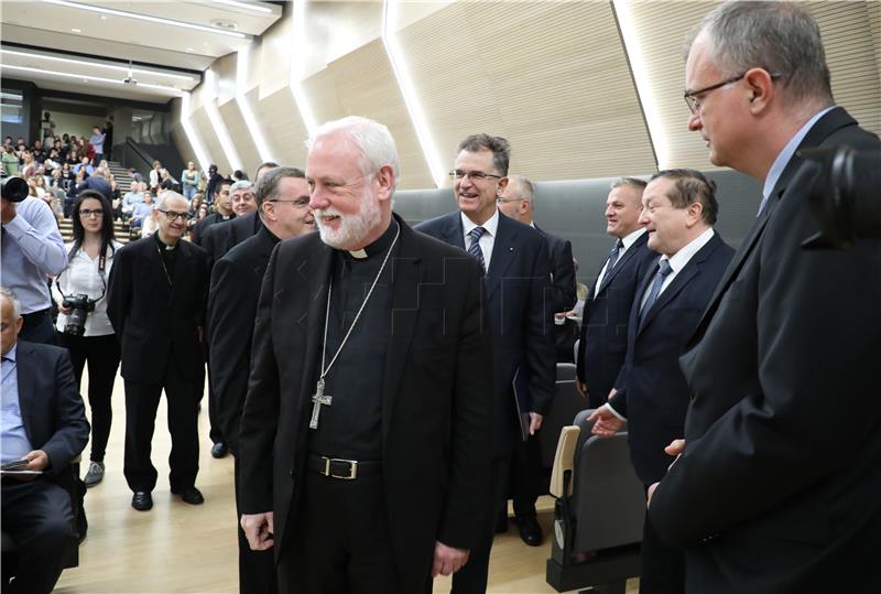 Holy See Secretary for Relations with States gives talk in Zagreb