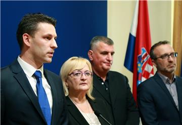 Klub zastupnika Mosta održao je konferenciju za medije