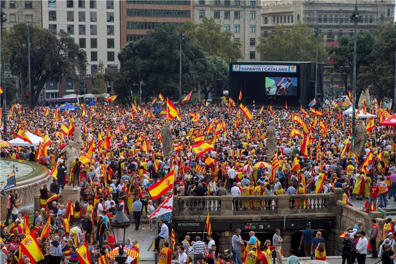 SPAIN NATIONAL DAY PROTESTS