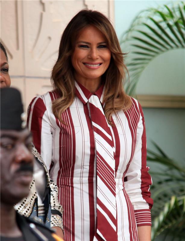 GHANA USA PEOPLE MELANIA TRUMP