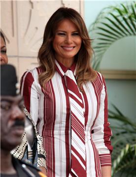 GHANA USA PEOPLE MELANIA TRUMP