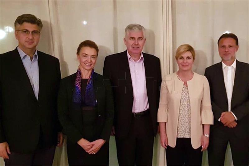 Croatia's state leaders fully support Bosnian Croats' legitimate demands for equality