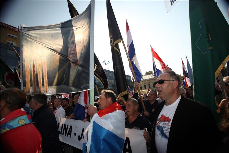 Vukovar protest starts