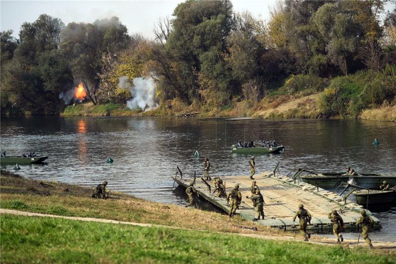 Vojna vježba 'Velebit 18 – združena snaga' na vojnom vježbalištu "Kupa"