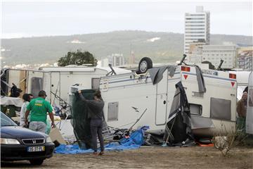 PORTUGAL WEATHER STORM LESLIE