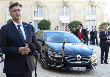 Premijer Andrej Plenković sastao se s francuskim predsjednikom 