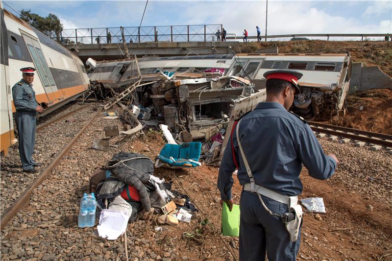 MOROCCO TRAIN DERAILMENT