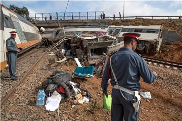 MOROCCO TRAIN DERAILMENT