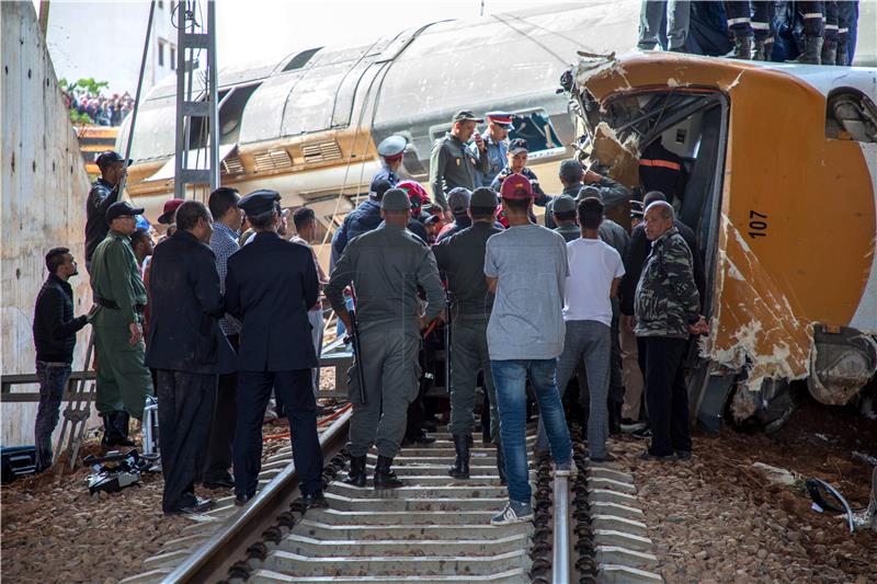 MOROCCO TRAIN DERAILMENT