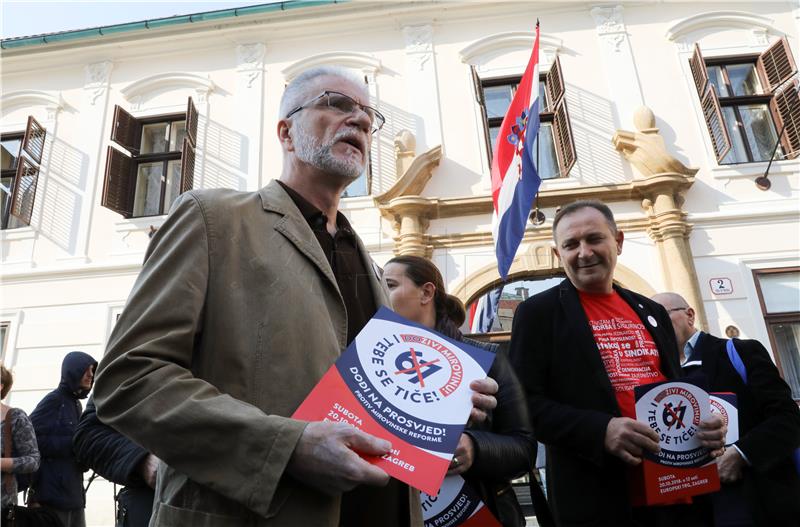 Unions call on citizens to take part in Saturday's protest against pension reform