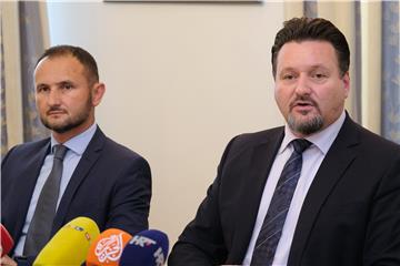 Konferencija za medije u Ministarstvu uprave