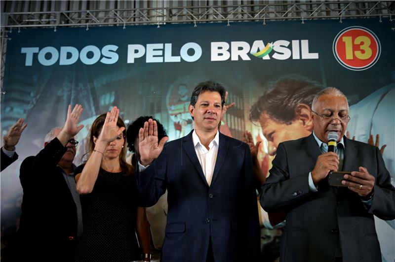 BRAZIL ELECTIONS HADDAD CAMPAIGN