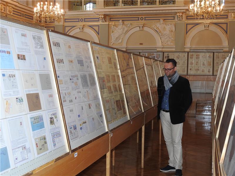 Exhibition staged in Varazdin to mark 100 years since launch of first Croatian postage stamp