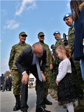 Ispraćen 2. hrvatski kontingent HV-a u operaciju potpore miru u Libanonu - UNIFIL