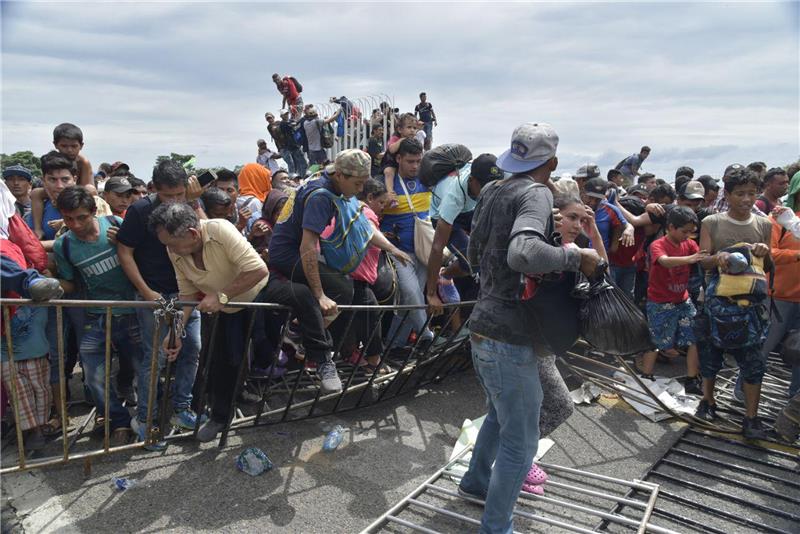 MEXICO USA HONDURAS CARAVAN