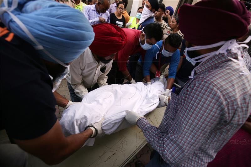 INDIA TRAIN ACCIDENT AFTERMATH