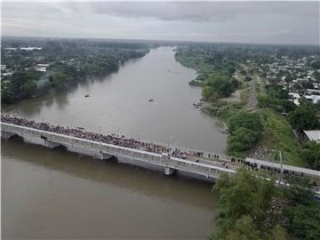 GUATEMALA USA HONDURAS MIGRATION CARAVAN