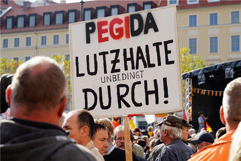 GERMANY PEGIDA ANNIVERSARY