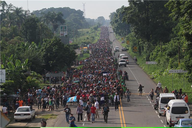 MEXICO USA HONDURAS CARAVAN