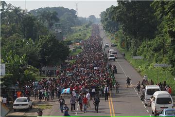 MEXICO USA HONDURAS CARAVAN