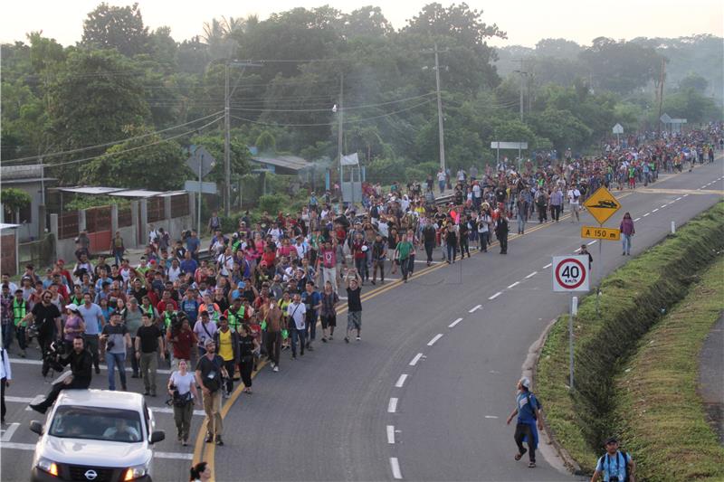 MEXICO USA HONDURAS CARAVAN