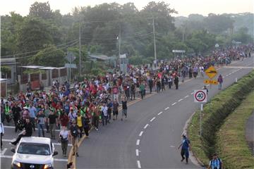 MEXICO USA HONDURAS CARAVAN