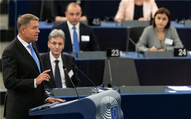 Iohannis se u EP-u zauzeo za jedinstvo i solidarnost Europske unije