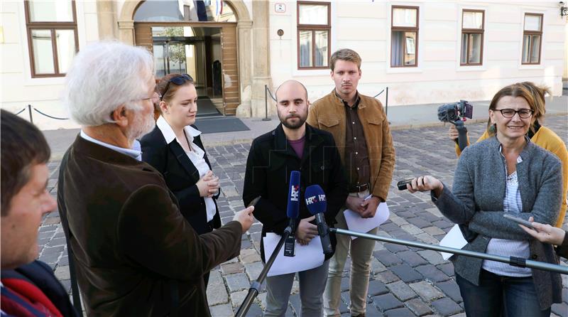 Tiskovne konferencija građanske inicijative Narod odlučuje