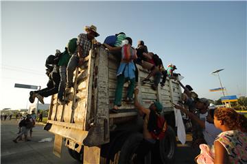 MEXICO USA HONDURAS CARAVAN MIGRANTS