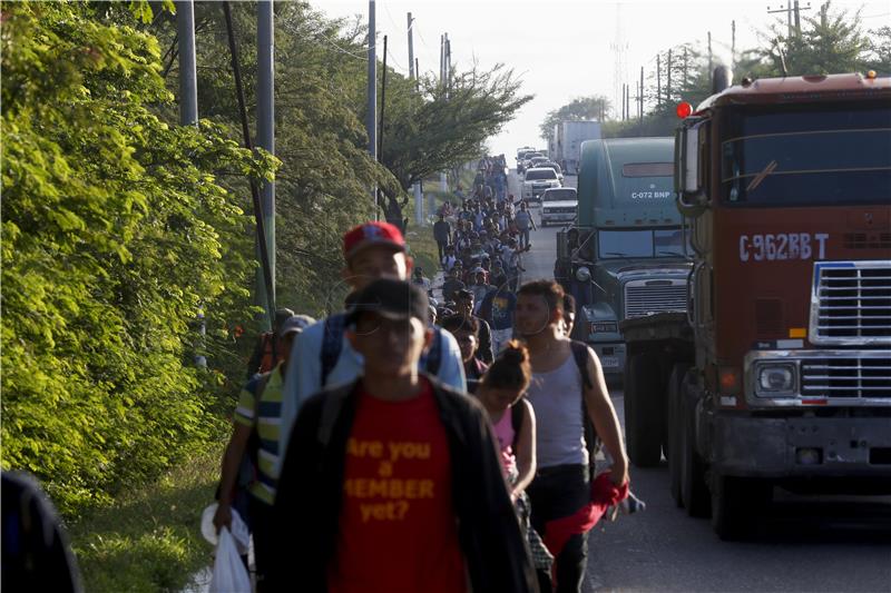 GUATEMALA USA HONDURAS CARAVAN