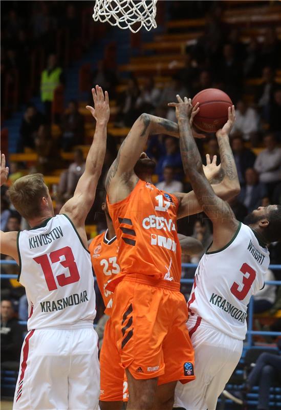 Utakmica košarkaškog Eurokupa: Cedevita - Lokomotiv Kuban