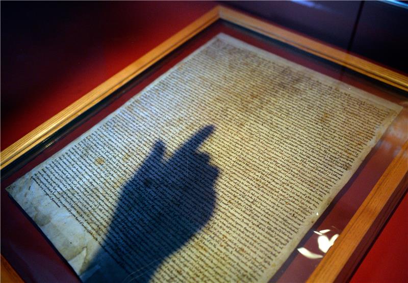 (FILE) BRITAIN CRIME MAGNA CARTA