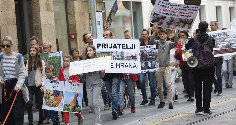 Zagreb: Održan 1. Međunarodni prosvjed za zabranu lova