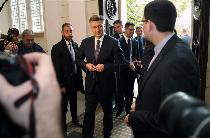 Plenkovic: All majority parliamentary parties support govt