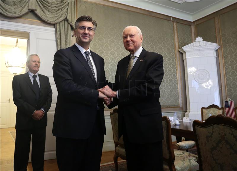 Croatian PM meets with U.S. Senator Hatch 