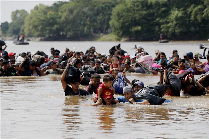 GUATEMALA USA HONDURAS CARAVAN